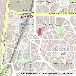 Mappa Via Giovanni Battista Licata,  5, 00154 Roma, Roma (Lazio)
