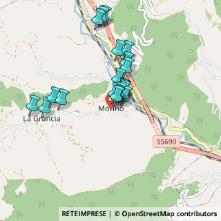 Mappa Via Lungo Romito, 67050 Morino AQ, Italia (0.77571)
