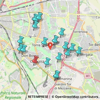 Mappa Via Rugantino, 00173 Roma RM, Italia (2.007)