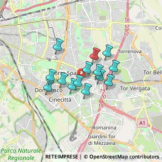 Mappa Via Rugantino, 00173 Roma RM, Italia (1.3)