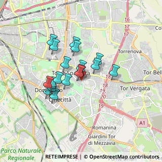 Mappa Via Rugantino, 00173 Roma RM, Italia (1.43778)