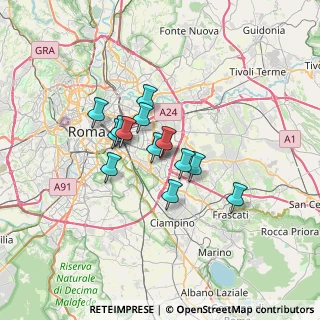 Mappa Via Rugantino, 00173 Roma RM, Italia (4.98231)
