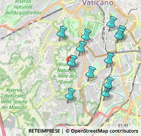 Mappa Via di Affogalasino, 00164 Roma RM, Italia (2.03)