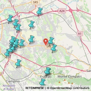 Mappa Via Gibellina, 00132 Roma RM, Italia (6.046)