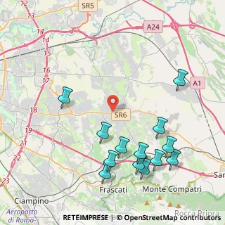 Mappa Via Gibellina, 00132 Roma RM, Italia (5.02615)