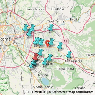 Mappa Via Gibellina, 00132 Roma RM, Italia (6.90556)
