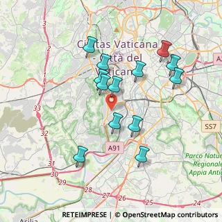 Mappa Via Clarice Marescotti, 00151 Roma RM, Italia (3.64923)