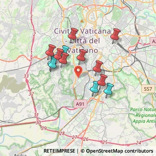 Mappa Via Clarice Marescotti, 00151 Roma RM, Italia (3.21462)