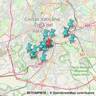 Mappa Via Giovanni Aldini, 00146 Roma RM, Italia (2.61471)