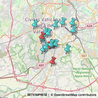 Mappa Via Giuseppe Bagnera, 00146 Roma RM, Italia (2.65313)
