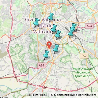 Mappa Via Giuseppe Bagnera, 00146 Roma RM, Italia (3.42)