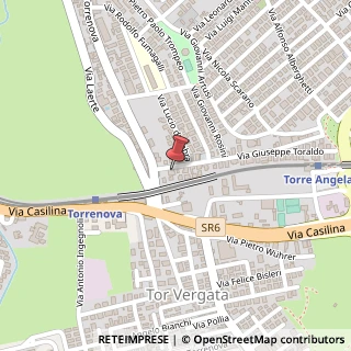 Mappa Via Giuseppe Toraldo, 10, 00133 Roma, Roma (Lazio)