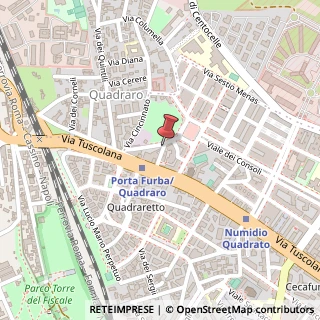 Mappa Via dei Mamili,  18, 00175 Roma, Roma (Lazio)