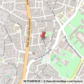 Mappa Via Raffaele Battistini, 68, 00151 Roma, Roma (Lazio)