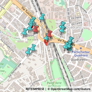 Mappa Via dell' Acquedotto Felice, 00178 Roma RM, Italia (0.244)