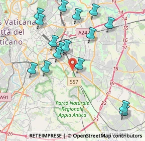 Mappa Via dell' Acquedotto Felice, 00178 Roma RM, Italia (4.60688)
