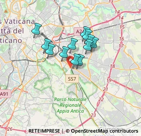 Mappa Via dell' Acquedotto Felice, 00178 Roma RM, Italia (2.56333)