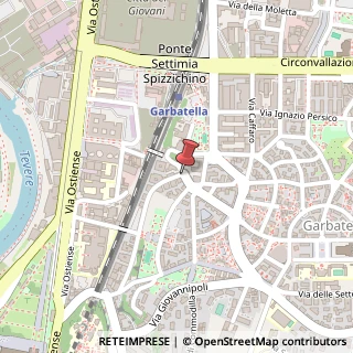 Mappa Vicolo della Garbatella, 17, 00154 Roma, Roma (Lazio)