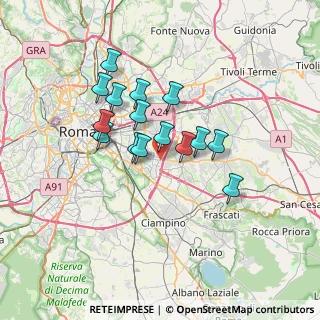 Mappa Via dell'Aquila Reale, 00169 Roma RM, Italia (5.80133)