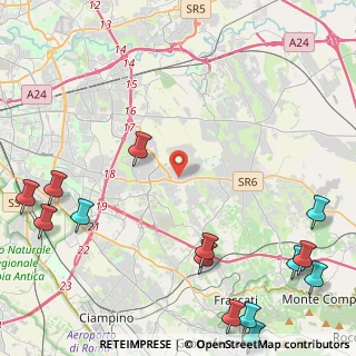Mappa Via Tito Monaci, 00133 Roma RM, Italia (7.14)