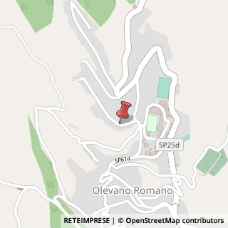 Mappa Via Giovanni XXIII, 5, 00035 Olevano Romano, Roma (Lazio)