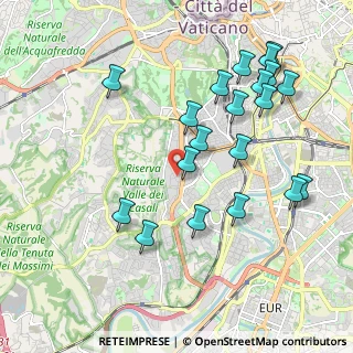 Mappa Via Adolfo Gandiglio, 00151 Roma RM, Italia (2.283)