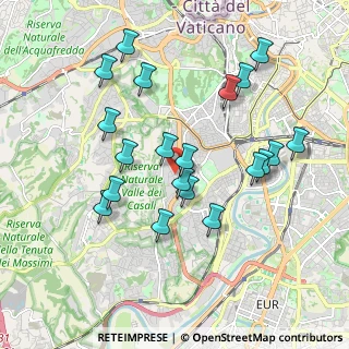 Mappa Via Adolfo Gandiglio, 00151 Roma RM, Italia (1.991)