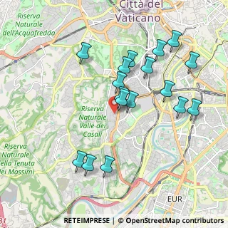 Mappa Via Adolfo Gandiglio, 00151 Roma RM, Italia (2.01471)