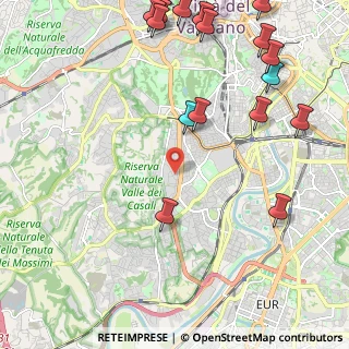 Mappa Via Adolfo Gandiglio, 00151 Roma RM, Italia (3.09875)