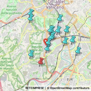 Mappa Via Adolfo Gandiglio, 00151 Roma RM, Italia (1.81438)