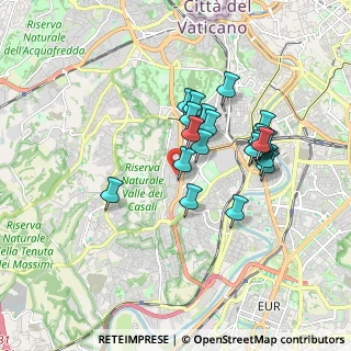 Mappa Via Adolfo Gandiglio, 00151 Roma RM, Italia (1.5955)