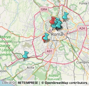 Mappa Via Cardinale di York, 00164 Roma RM, Italia (6.5575)