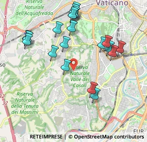 Mappa Via Cardinale di York, 00164 Roma RM, Italia (2.2415)
