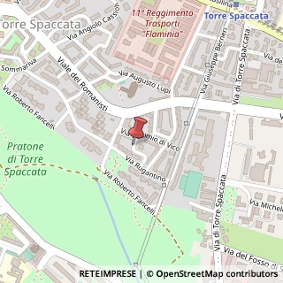 Mappa Via Pippo Tamburri, 2/A, 00169 Roma, Roma (Lazio)