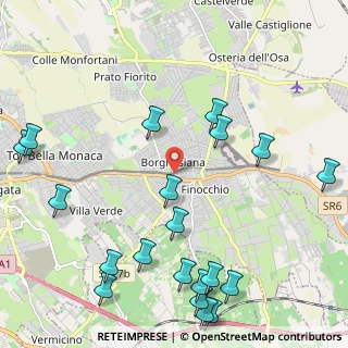 Mappa Via Isnello, 00132 Roma RM, Italia (2.994)