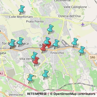 Mappa Via Isnello, 00132 Roma RM, Italia (2.37571)