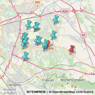 Mappa Via Isnello, 00132 Roma RM, Italia (3.58933)