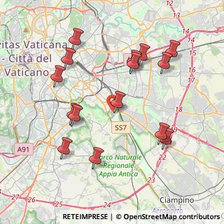 Mappa Via Grottaferrata, 00178 Roma RM, Italia (4.416)