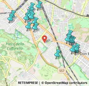 Mappa Via Grottaferrata, 00178 Roma RM, Italia (1.2845)