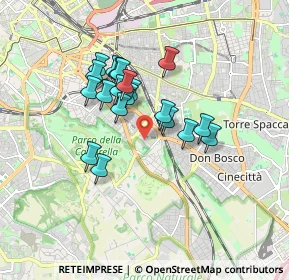 Mappa Via Grottaferrata, 00178 Roma RM, Italia (1.466)