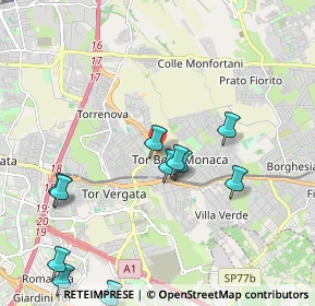 Mappa Tor Bella Monaca, 00030 Monte Porzio Catone RM, Italia (2.37909)