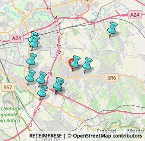 Mappa Tor Bella Monaca, 00030 Monte Porzio Catone RM, Italia (3.99)