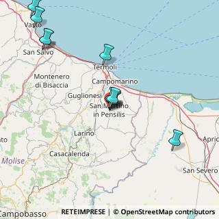 Mappa Via Tevere, 86046 San Martino in Pensilis CB, Italia (28.99571)