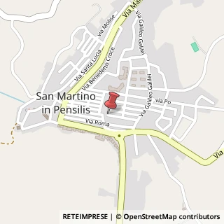 Mappa Via Trigno,  1, 86046 San Martino in Pensilis, Campobasso (Molise)