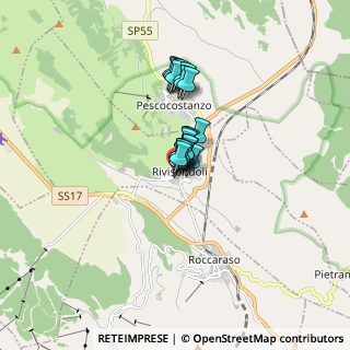Mappa Via del Carbonaro, 67036 Rivisondoli AQ, Italia (0.975)