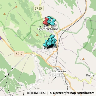 Mappa Via del Carbonaro, 67036 Rivisondoli AQ, Italia (0.554)