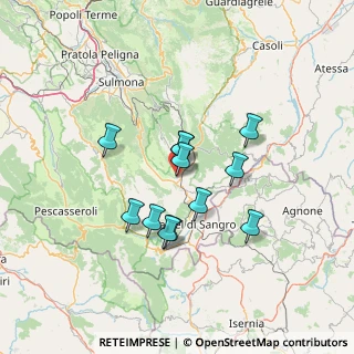 Mappa Via del Carbonaro, 67036 Rivisondoli AQ, Italia (11.44167)