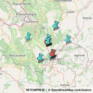 Mappa Via del Carbonaro, 67036 Rivisondoli AQ, Italia (8.51444)
