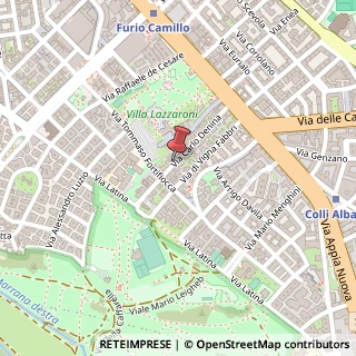 Mappa Via Carlo Denina, 72, 00179 Roma, Roma (Lazio)
