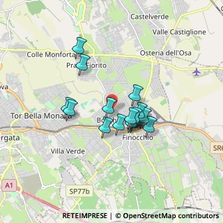 Mappa Via Mesoraca, 00132 Roma RM, Italia (1.3575)